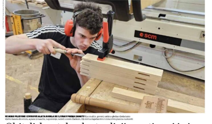 Gabrijel Šenjug, učenik trećeg razreda…